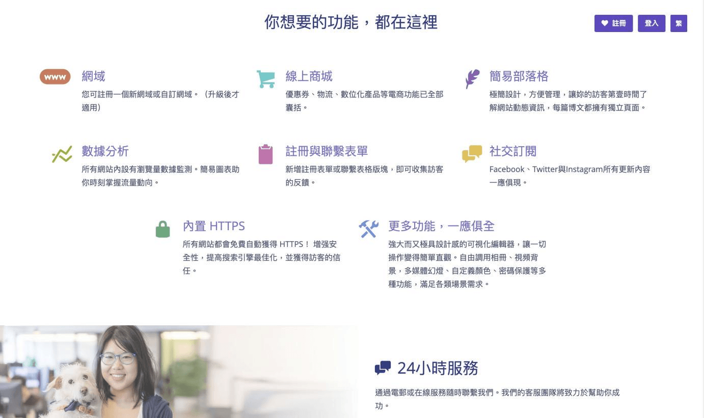 Strikingly功能 Strikingly功能